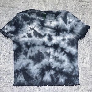 Blue Tie dye top